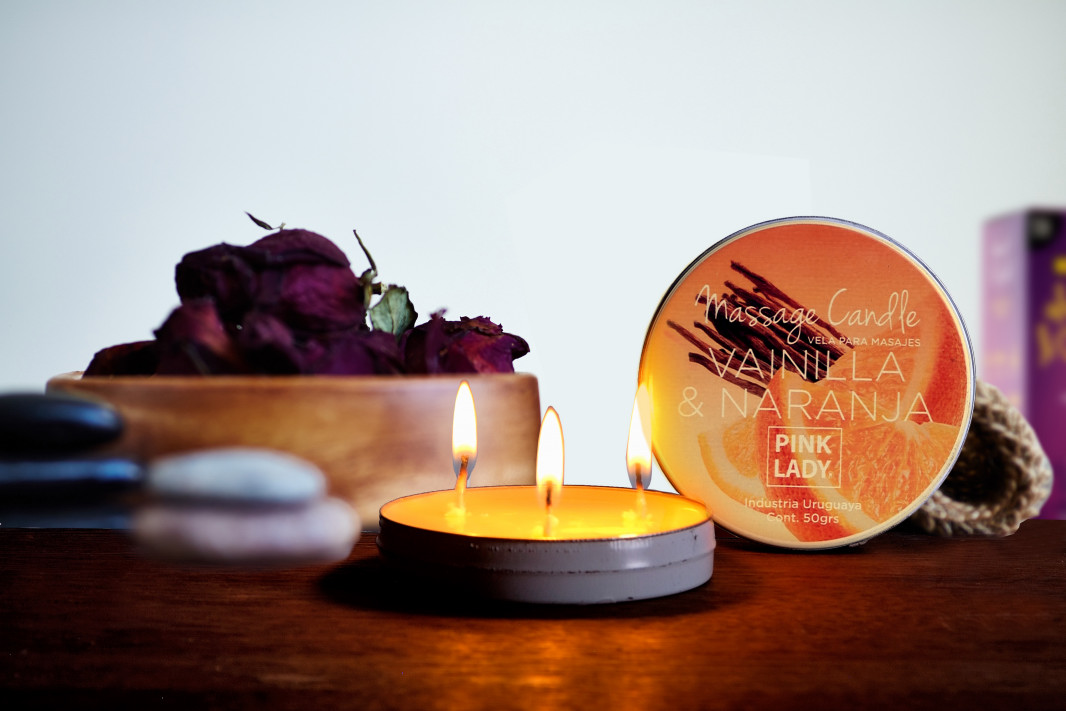Warm Massage Candle - Orange & Vanilla - Image 3