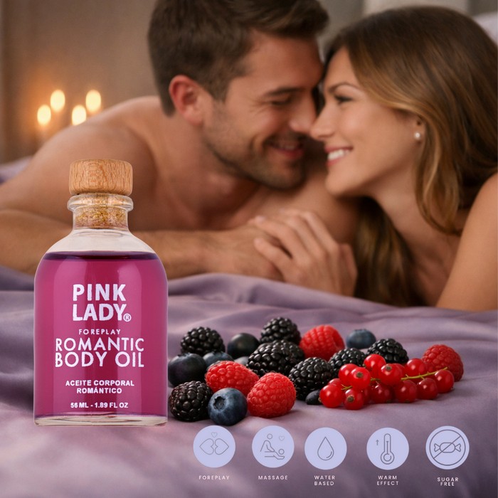 Foreplay Romantic Body Oil - Forest Fruits Flavor - Image 3
