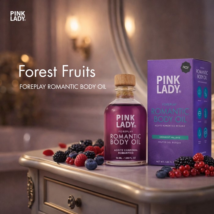 Foreplay Romantic Body Oil - Forest Fruits Flavor - Image 4