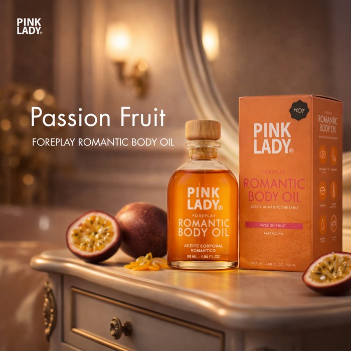Foreplay Romantic Body Oil - Passion Fruit Flavor - Image 4