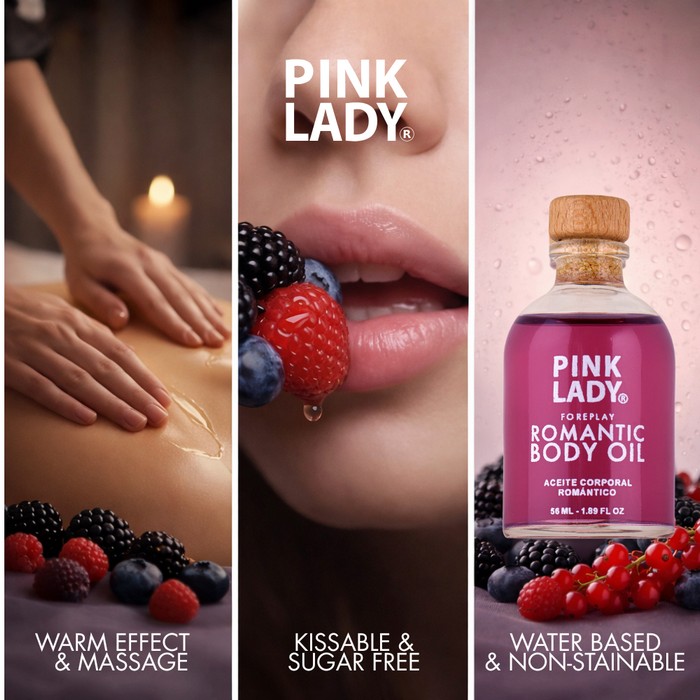 Foreplay Romantic Body Oil - Forest Fruits Flavor - Image 5