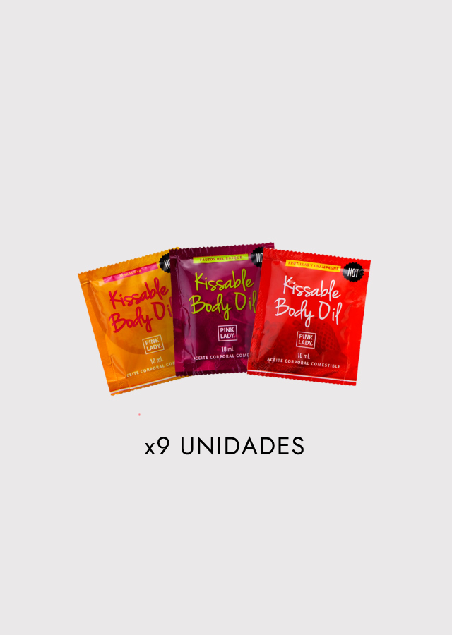 Aceite corporal lubricante x9 unidades