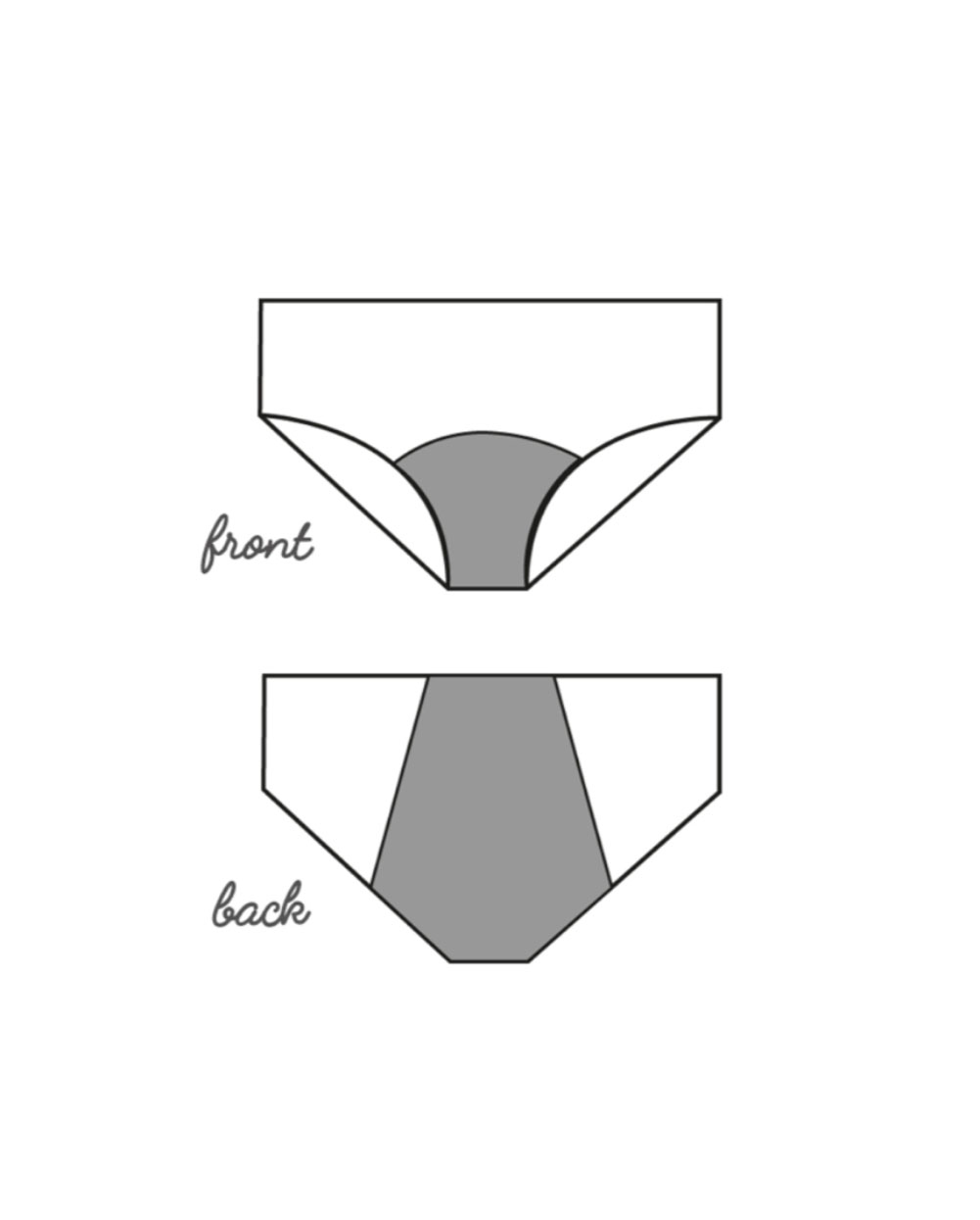Period Panty Aurora Cotton - Moderate Flow - High Waist - Image 4
