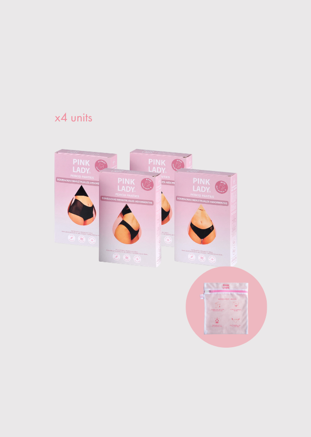 Reusable Period Panties - x4 Pack