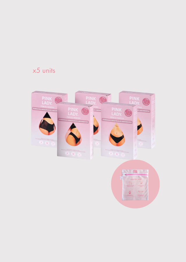 Reusable Period Panties - x5 Pack